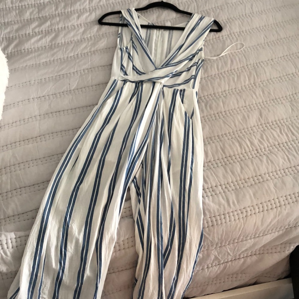 Striped jumpsuit